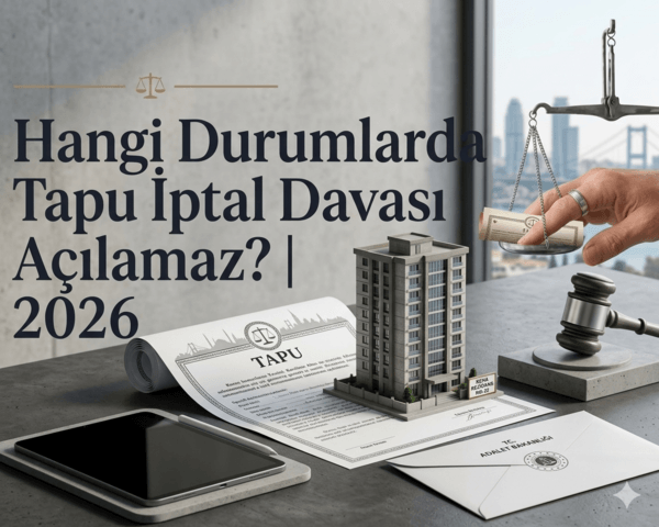 Hangi Durumlarda Tapu İptal Davası Açılamaz? (2026)