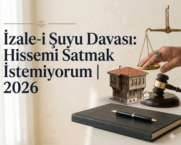 İzale-i Şuyu Davası: Hissemi Satmak İstemiyorum (2026 Rehberi)